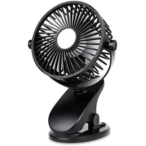 Clip on fan, Stroller Fan for Baby, Mini USB Portable Fan for Bed, Travelling with Rechargeable 2500mA Battery 360° Rotation Clip on fan, Stroller Fan for Baby, Mini USB Portable Fan for Bed, Travelling with Rechargeable 2500mA Battery 360° Rotation