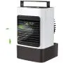 Climatiseur Portable OVPPH, Mini Ventilateur Rafraîchissant Évaporatif de Bureau, Ventilateur Rafraîchissant Humidificateur Brume avec 3 Vitesses pour Maison, Chambre, Bureau, Blanc
