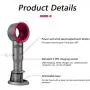 Suuker Portable Creative USB Mini Fan，Rechargeable Handheld Eyelash Fan Dryer Speed Adjustable Bladeless Fan, Small Air Conditioning Blower Fan for Eyelash Extension（Pink）