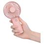 Mini Handheld Fan, Makeup Eyelash Fan with USB Rechargeable Battery, 3 Speed Personal Fan with 6-15 Hours Working Time for Outdoor Activities, Summer Gifts for Men Women