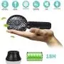 Mini Handheld USB Tragbarer Tisch-Mini-Taschenventilator mit USB-Aufladung, elektrischer Ventilator für Haushalt, Büro, Reisen, Outdoor…