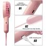 Mini Handheld Fan Powerful Small Personal Portable Fan with Lanyard, 3 Speeds Adjustable USB Rechargeable Battery Operated Cooling Fan for Indoor Outdoor Household Home Office Traveling , Pink
