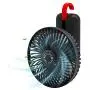 Portable Fan, 10000 mAh Desk Fan 3 Speeds Handheld USB Mini Fan KOXXBASS Rechargeable Low Noise Personal Fan with Hook LED Lantern for Sport Office Home Outdoor Camping Travel