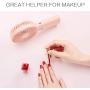 Mini Handheld Fan, Makeup Eyelash Fan with USB Rechargeable Battery, 3 Speed Personal Fan with 6-15 Hours Working Time for Outdoor Activities, Summer Gifts for Men Women