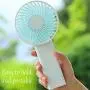 Orapink Mini Handheld Fan,USB Fan Rechargeable 2400mAh,Desktop Fan with 3 Speeds,Portable Fan for Home Travel Office Sport Outdoor School