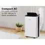 Honeywell Smart WiFi Tragbarer Luftkühler & Luftentfeuchter mit Alexa Sprachsteuerung, Kühlt Räume bis 450 qm, Enthält Tropfschale & Isolierband, HF0CESVWK6