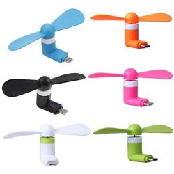 TENKEY 6 Packs USB C Mini Fan USB Tpye C Phone Fan Mini Portable Type-C Mobile Phone Cooling Fan For Samsung Galaxy S8 S8 Plus Google Nexus 5X For Huawei P9 Type C Mini Fan