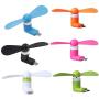 TENKEY 6 Packs USB C Mini Fan USB Tpye C Phone Fan Mini Portable Type-C Mobile Phone Cooling Fan For Samsung Galaxy S8 S8 Plus Google Nexus 5X For Huawei P9 Type C Mini Fan