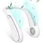 MATEPROX Portable Neck Fan,2021 New Bladeless Cooling Personal Hands Free Headphone Design Mini Fans with 3 Speeds and USB Rechargeable for Indoor,Outdoor,sports(White)