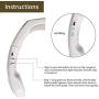 USB Portable 2 in 1 Air Cooler Mini Air Conditioner Neck Cooling Fan (White)
