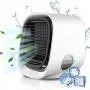 Air Cooler, Evaporative Air Cooler& Portable Air Conditioner/Humidifier, 2020 Mini Air Conditioner Noiselessness with USB Charge, 3 Adjustable Speeds with LED Lighting for Room Home Office Air Cooler, Evaporative Air Cooler& Portable Air Conditioner/Humidifier, 2020 Mini Air Conditioner Noiselessness with USB Charge, 3 Adjustable Speeds with LED Lighting for Room Home Office