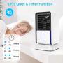 infray Portable Air Conditioner Fan, Personal Mini Evaporative Air Cooler, Oscillating Space Air Cooler Desk Fan Mist Humidifier with 3 speeds, 2/4/6H Timer for Small Home Room Office Dorm