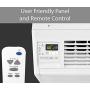 LG 6,000 BTU 115V Window Air Conditioner with Remote Control, White