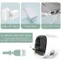 Persönlicher Raum Mini Evaporativer Luftkühler, Tragbarer Luftkühler mit LED-Licht, 3 Geschwindigkeiten, tragbare Luftkühler für Zuhause, Büro, Schlafzimmer, Outdoor, Reisen