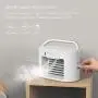 Climatiseur Portable 3 en 1 MIKOSI, Ventilateur Rafraîchissant, Mini Humidificateur Brosse à Bulle avec Lumière LED et Batterie Rechargeable 4000mAh pour Pièce Bureau Voyage Climatiseur Portable 3 en 1 MIKOSI, Ventilateur Rafraîchissant, Mini Humidificateur Brosse à Bulle avec Lumière LED et Batterie Rechargeable 4000mAh pour Pièce Bureau Voyage