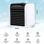 Fusiontec Portable Air Conditioner, USB Mini Air Conditioner Cooling, Evaporative Air Conditioner Fan, Personal Air Cooler for Home Office and Room Fusiontec Portable Air Conditioner, USB Mini Air Conditioner Cooling, Evaporative Air Conditioner Fan, Personal Air Cooler for Home Office and Room