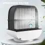 Persönlicher Raum Mini Evaporativer Luftkühler, Tragbarer Luftkühler mit LED-Licht, 3 Geschwindigkeiten, tragbare Luftkühler für Zuhause, Büro, Schlafzimmer, Outdoor, Reisen