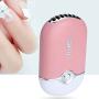 FlyItem USB Mini Portable Fans Rechargeable Electric Bladeless Handheld Air Conditioning Cooling Refrigeration Fan For Eyelash (Pink)