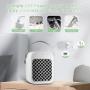 Portable Air Conditioner, Anti Leak Personal Mini Air Conditioner Fan, Rechargeable Quiet USB Evaporative Mini Air Conditioner Fan with 3 Speeds, Air Cooler for Small Room/Bedroom/Office/Dorm/Camping