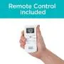 BLACK+DECKER BPACT08WT Portable Air Conditioner with Remote Control, 5,000 BTU DOE (8,000 BTU ASHRAE), Cools Up to 150 Square Feet, White BLACK+DECKER BPACT08WT Portable Air Conditioner with Remote Control, 5,000 BTU DOE (8,000 BTU ASHRAE), Cools Up to 150 Square Feet, White