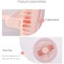 Portable Fan, Clip-on Baby Stroller With Light Adjustable Fan, USB Power Supply Adjustable 360¡ãRotating Mini Personal Fan, Home Office Outdoor Travel Fan.