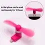 Handy Handy Portabler Rotierbarer Kühl-Ventilator für iPhone, Mini-Ventilator für iPhone/iPad, Sommerzubehör
