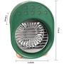 Mini Cooling Personal Fan Powered by USB (GREEN),Portable Air Conditioner Cooler Humidifier Misty Fan for Home Office Dorm and Make-up Speed Dryer