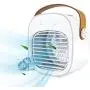Tragbarer Luftkühler XIDAJIE mit Griff, 3-in-1 Wasser-Kühlung Lüfter, USB wiederaufladbar, Schreibtischlüfter für Raum/Büro/Dorm/Schlafzimmer/Geräuscharm/180ML Tank