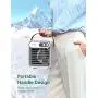 Climatiseur Portable SHANDII, Mini Rafraîchisseur Evaporatif, Ventilateur Personnel avec Support de Téléphone/Support, 3 Vitesse, Batterie 2400 mAh, pour Pièce et Bureau, F80 Climatiseur Portable SHANDII, Mini Rafraîchisseur Evaporatif, Ventilateur Personnel avec Support de Téléphone/Support, 3 Vitesse, Batterie 2400 mAh, pour Pièce et Bureau, F80