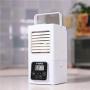 H YANKA Personal Air Cooler Fan On Desk, .Mini Portable cooler conditioner ,Desktop Air Conditioner Fan with 3 Wind Speeds,Humidifier,No water leakage,Smart touch buttons, for Office,dormitory,bed room