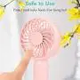 Super Mini Handheld Fan, Pocket Size Portable Battery Fan with Max 18 Hours Working Time, Strong Airflow, 3 Speeds, Natural Wind Mode, Removable Base Personal Fan For Home, Office (Pink)) Super Mini Handheld Fan, Pocket Size Portable Battery Fan with Max 18 Hours Working Time, Strong Airflow, 3 Speeds, Natural Wind Mode, Removable Base Personal Fan For Home, Office (Pink))