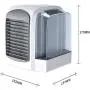 Breeze Maxx Portable Air Conditioner Fan, Personal Space Mini Evaporative Air Cooler, 3-in-1 Air Cooling Purification Humidifier for Home Office Bedroom