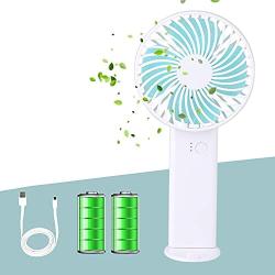 Orapink Mini Handheld Fan,USB Fan Rechargeable 2400mAh,Desktop Fan with 3 Speeds,Portable Fan for Home Travel Office Sport Outdoor School