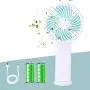 Orapink Mini Handheld Fan,USB Fan Rechargeable 2400mAh,Desktop Fan with 3 Speeds,Portable Fan for Home Travel Office Sport Outdoor School