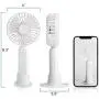 Tragbarer Handfächer USB-Ladegerät Mini-Ventilator für Schreibtisch, 3 Geschwindigkeiten, Kleine Tragbare Ventilator für Auto, Reise, Outdoor, Camping, Büro