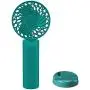 Vent portatif pliable Fortyone, petit ventilateur de poche rechargeable, mini ventilateur personnel portable, 3 vitesses [vert foncé]