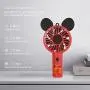 Ventilateur de poche, ventilateur portable, ventilateur à main cartoon, ventilateur rechargeable USB mini, avec 3 vitesses de vent réglables, ventilateur portable avec une puissance de vent super (jusqu'à 4980 tr/min) (Rouge) Ventilateur de poche, ventilateur portable, ventilateur à main cartoon, ventilateur rechargeable USB mini, avec 3 vitesses de vent réglables, ventilateur portable avec une puissance de vent super (jusqu'à 4980 tr/min) (Rouge)