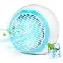 Portable Air Conditioner, Rechargeable Evaporative Air Conditioner with Low Noise 3 Speeds 6 Colors LED Light, Multifunctional Air Cooler with Handle for Home, Office and Room Portable Air Conditioner, Rechargeable Evaporative Air Conditioner with Low Noise 3 Speeds 6 Colors LED Light, Multifunctional Air Cooler with Handle for Home, Office and Room