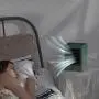 Mini Luftkühler Tragbarer Ventilator für Kleines Zimmer, Kalter Wind Persönlicher USB Evaporativer Kühl-Ventilator mit 3 Windstärken (Blau)