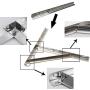 KJArrow Air Conditioner Outdoor Wall Mounting Bracket Rust Free Stainless Steel Support 9000-36000BTU Condenser Ductless Mini Split Air Conditioner Heat Pump System