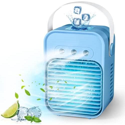 Climatiseur Portable, Ventilateurs Personnels, Mini Climatiseur avec Filtre, Câble USB, Trois Modes de Vitesse, Poignée de Transport Confortable, Ventilateur Personnel Silencieux, Climatiseur pour Pièce, Bureau, Extérieur, Voyage Climatiseur Portable, Ventilateurs Personnels, Mini Climatiseur avec Filtre, Câble USB, Trois Modes de Vitesse, Poignée de Transport Confortable, Ventilateur Personnel Silencieux, Climatiseur pour Pièce, Bureau, Extérieur, Voyage