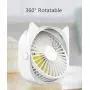 Vent de Bureau Personnel Petit Silencieux USB, Mini Ventilateur Portátil de Table pour la Chambre, la Nuit, la Table de Nuit, 3 Vitesse Ajustable, Rotatif, Antidérapant, Refroidissement Rapide pour la Maison, le Bureau, le Dôme, le Travail, les Voyages (R Vent de Bureau Personnel Petit Silencieux USB, Mini Ventilateur Portátil de Table pour la Chambre, la Nuit, la Table de Nuit, 3 Vitesse Ajustable, Rotatif, Antidérapant, Refroidissement Rapide pour la Maison, le Bureau, le Dôme, le Travail, les Voyages (R