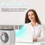 Climatiseur Portable, Ventilateur Rafraîchissant Personnel, Mini Climatiseur Rechargeable 2000 mAh, Ventilateur Rafraîchissant Evaporatif, 3 Vitesse, Lumière Nocturne RVB 7 Couleurs pour Maison, Bureau et Pièce Blanche Climatiseur Portable, Ventilateur Rafraîchissant Personnel, Mini Climatiseur Rechargeable 2000 mAh, Ventilateur Rafraîchissant Evaporatif, 3 Vitesse, Lumière Nocturne RVB 7 Couleurs pour Maison, Bureau et Pièce Blanche