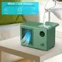 Climatiseur Portable Personnel, 2000 mAh, Sans Fil, Mini Ventilateur avec 3 Vitesse, Rechargeable, Ventilateur Portable avec Lampe de Nuit 7 Couleurs pour Bureau, Salle d'étude, Pièce Climatiseur Portable Personnel, 2000 mAh, Sans Fil, Mini Ventilateur avec 3 Vitesse, Rechargeable, Ventilateur Portable avec Lampe de Nuit 7 Couleurs pour Bureau, Salle d'étude, Pièce