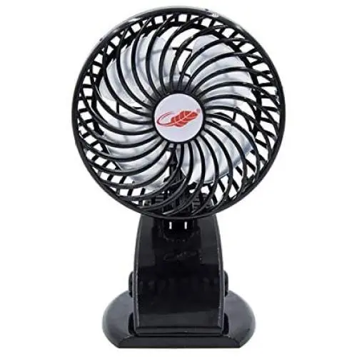 QUZOC Portable Hand Held Small Clip-On USB Fan for Stroller/Outdoor/Desk, Quiet and Strong 3-Speed Adjust Mini USB Powered Fans with Rechargeable Battery(black) QUZOC Portable Hand Held Small Clip-On USB Fan for Stroller/Outdoor/Desk, Quiet and Strong 3-Speed Adjust Mini USB Powered Fans with Rechargeable Battery(black)