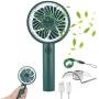 Vent Manuel Rechargeable Compact MOHOO Mini Ventilateur Portable 4 Vitesse avec Support Rotatif, Lanière et Grille Amovible pour Bureau Maison Bureau Extérieur Plage Voyage Vent Manuel Rechargeable Compact MOHOO Mini Ventilateur Portable 4 Vitesse avec Support Rotatif, Lanière et Grille Amovible pour Bureau Maison Bureau Extérieur Plage Voyage