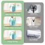 Portable Air Conditioner, Anti Leak Personal Mini Air Conditioner Fan, Rechargeable Quiet USB Evaporative Mini Air Conditioner Fan with 3 Speeds, Air Cooler for Small Room/Bedroom/Office/Dorm/Camping