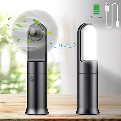 Vent de poche, petit ventilateur personnel avec batterie 2200mAh, HEERTTOGO Petit ventilateur avec éclairage LED, Ventilateur portable USB rechargeable réglable avec batterie de puissance pour intérieur/extérieur/voyage Vent de poche, petit ventilateur personnel avec batterie 2200mAh, HEERTTOGO Petit ventilateur avec éclairage LED, Ventilateur portable USB rechargeable réglable avec batterie de puissance pour intérieur/extérieur/voyage