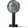 Tragbarer Mini-Ventil, wiederaufladbarer Handventilator Yoroshi 3 Geschwindigkeiten, abnehmbare Basis, Schreibtischventilator für Zuhause, Büro, Innenbereich, Outdoor, Reisen