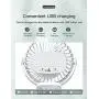 MISSUE Clip On Desk Fan, Baby Safe Stroller Fan, USB & Battery Operated Fan with 3 Speed for Child, Men, Women, 3000mAh Rechargeable Battery Included